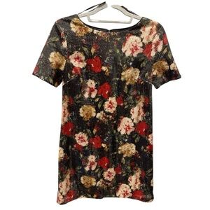 * Marc New York Floral Dress - Red, Cream, Green